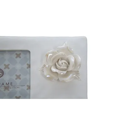 RAMKA PORCELANOWA 23X3X13,7 cm (WYMIAR WEWNĘTRZNY 10X15 cm) MIN 3